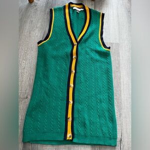 All Week Long Sweater Vest Dress 100% cotton cable knit